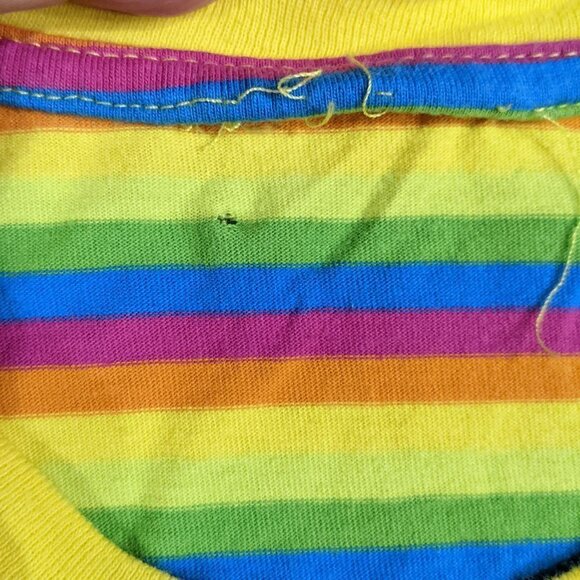 Rainbow Stripe Sponge Bob Shirt - Picture 4 of 5